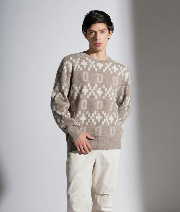 Chompa Jacquard Cruces