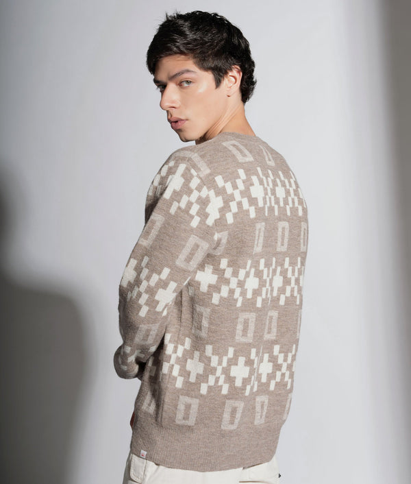 Chompa Jacquard Cruces