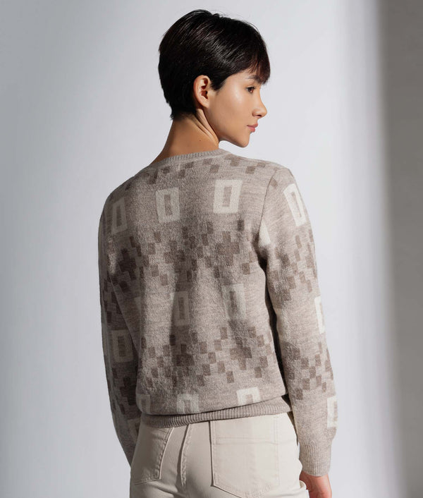 Chompa Jacquard Cruces
