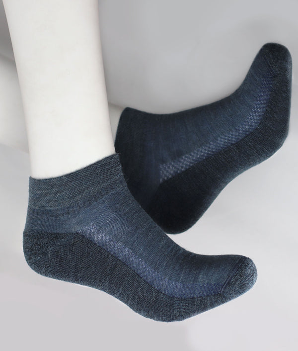 Medias Hombre Casuales Al Tobillo - Azul