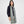 Little Espigas Motif Scarf - Aruba Azul & Niebla Gris