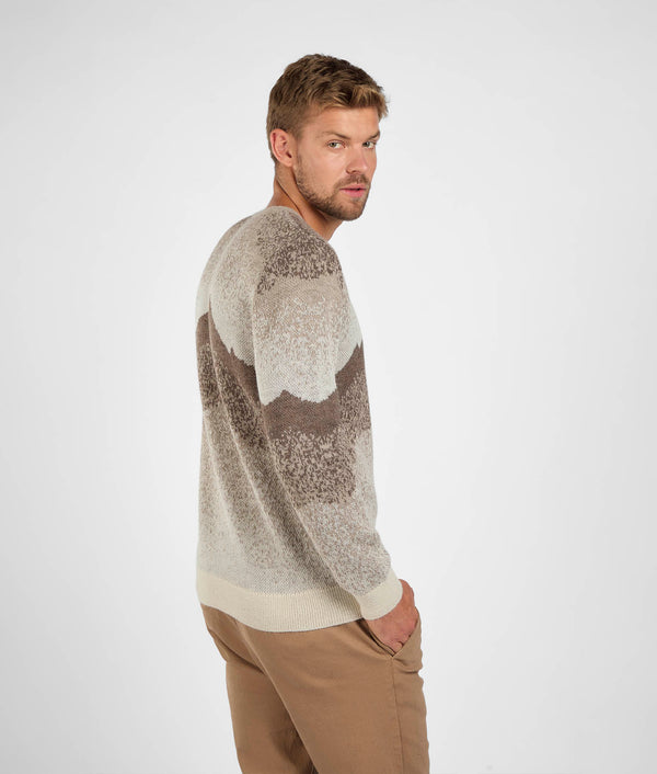 Chompa Ausangate - Beige y Coco Tostado