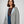 Abrigo Belted Reversible - Llovizna Y Azul Celestial