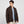 Casaca Zipped Reversible - mocha bisque y negro