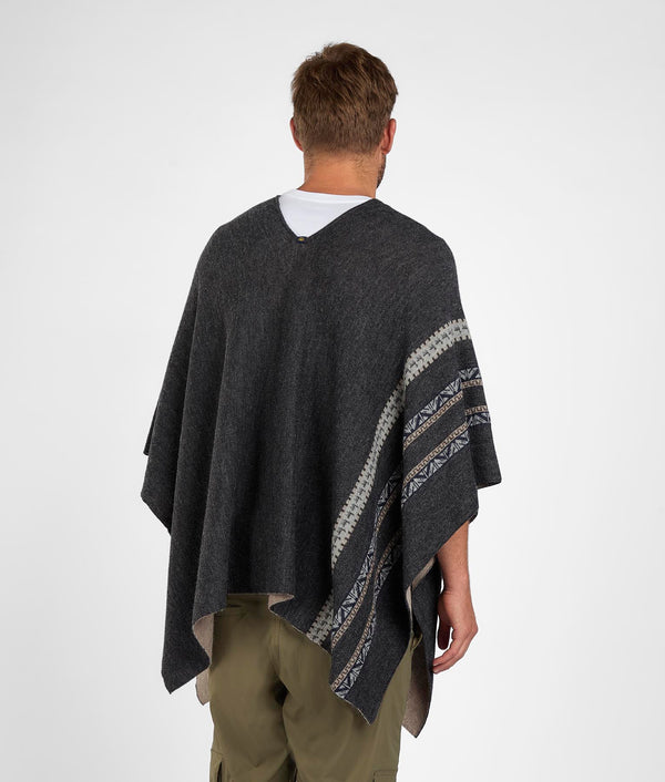 Poncho Journey Reversible - Baby Alpaca