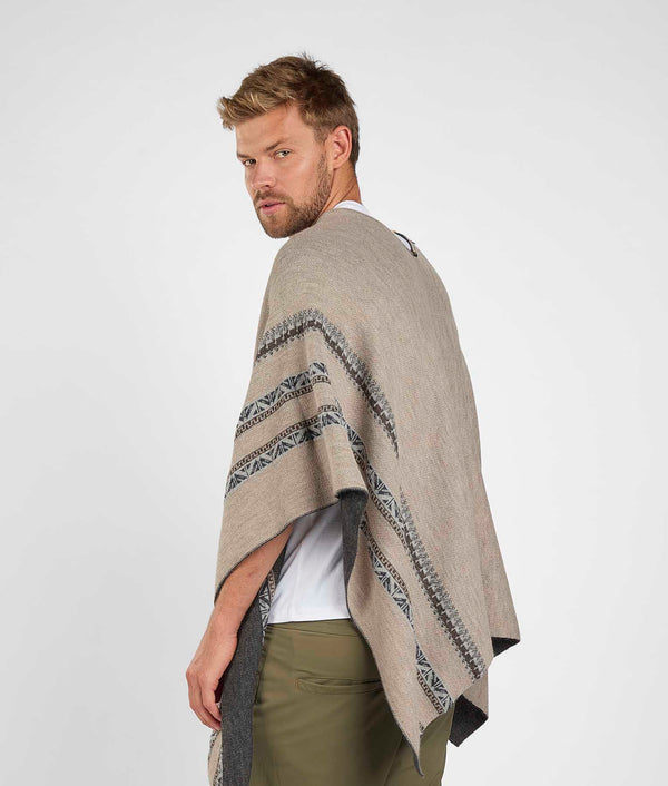 Poncho Journey Reversible - Baby Alpaca