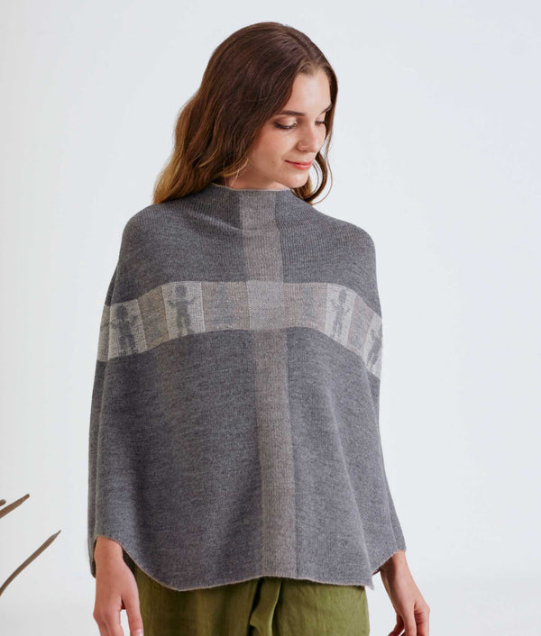 Poncho Juntos Reversible