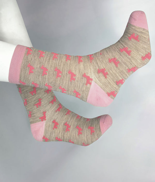 Medias Mujer Llamas Caminantes