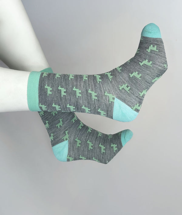 Medias Mujer Llamas Caminantes