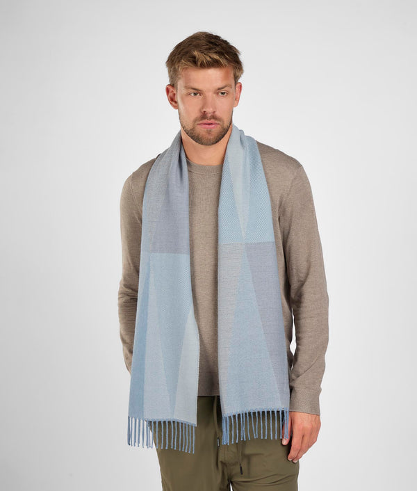 Made of angles scarf - Azul Bebé