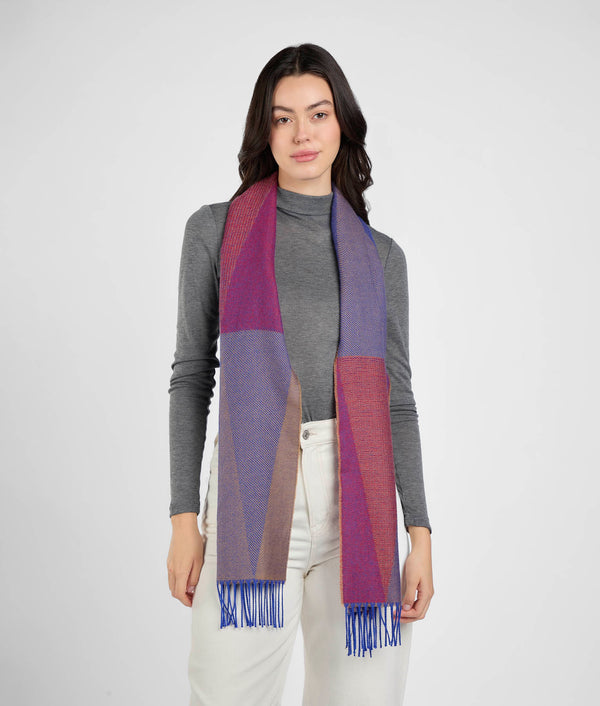Made of angles scarf - Orquídea malva