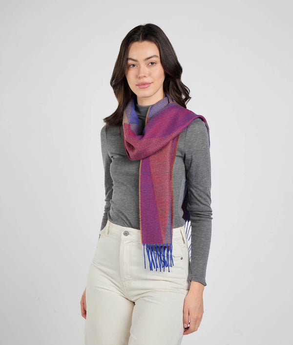 Made of angles scarf - Orquídea malva