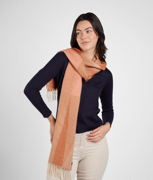 Made of angles scarf - Arrecife de coral