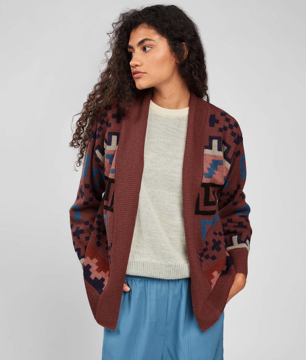 Cardigan Jacquard Desde Las Alturas