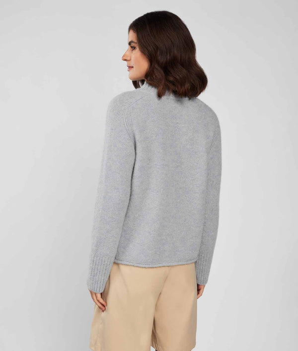 Jersey Turtle Neck Sweater