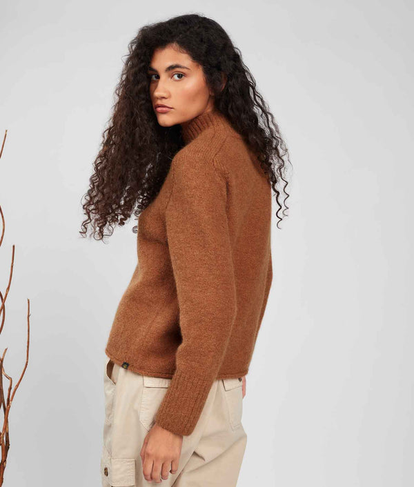 Jersey Turtle Neck Sweater
