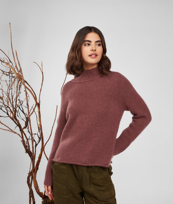 Jersey Turtle Neck Sweater