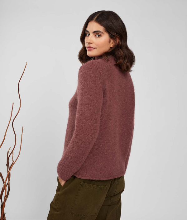 Jersey Turtle Neck Sweater
