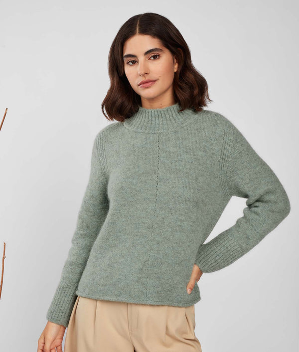 Jersey Turtle Neck Sweater