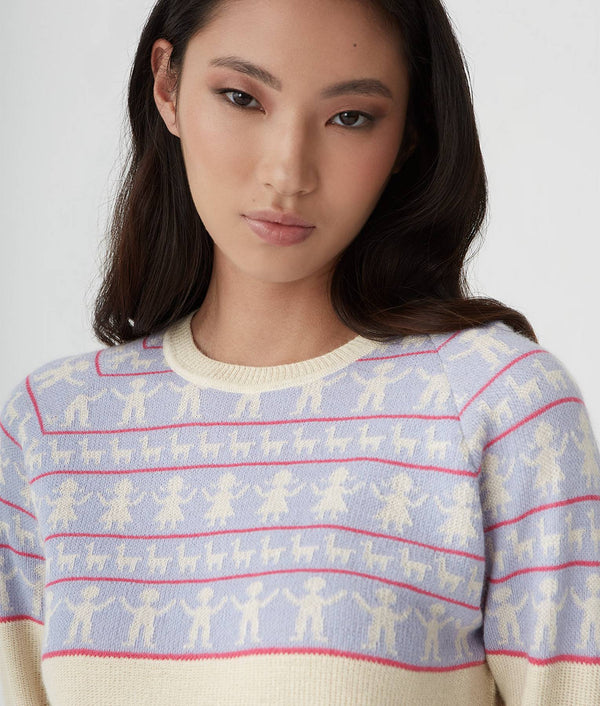 Chompa Jacquard Rising Crew Neck