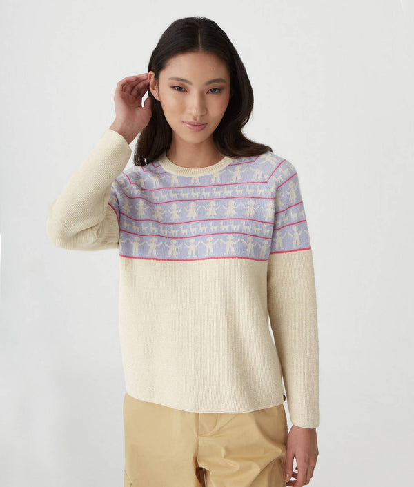 Chompa Jacquard Rising Crew Neck