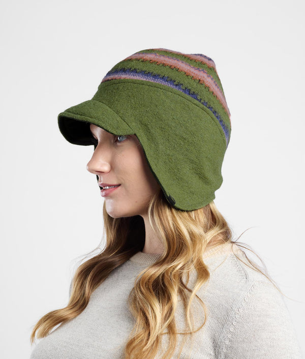 Jacquard Felted Beanie Eardrop