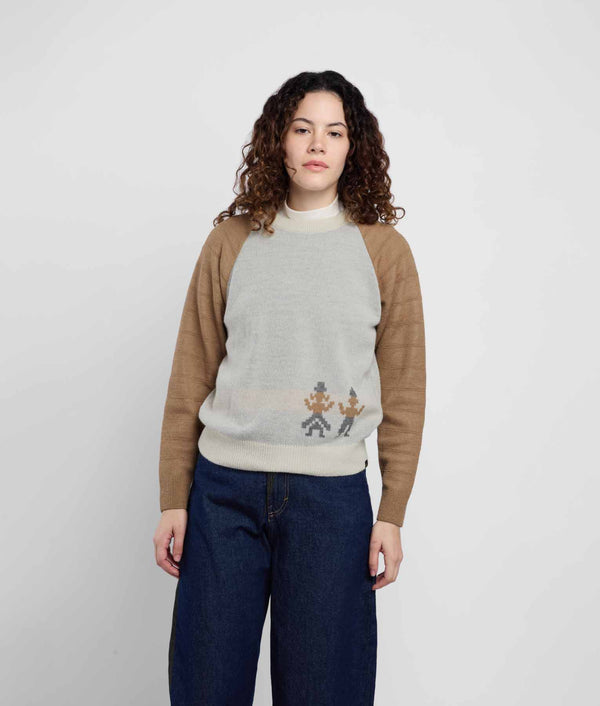 Chompa Jacquard y Texturas