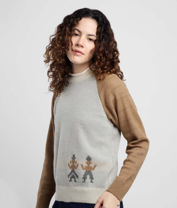 Chompa Jacquard y Texturas