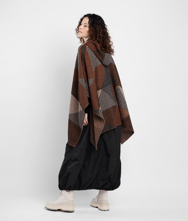 Poncho Con Capucha Simply Geo