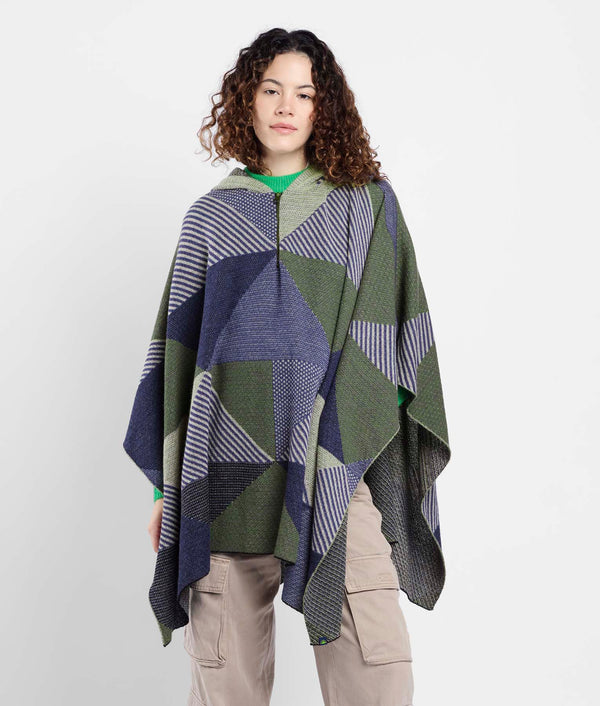 Poncho Con Capucha Simply Geo