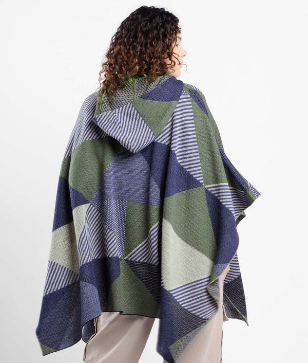 Poncho Con Capucha Simply Geo
