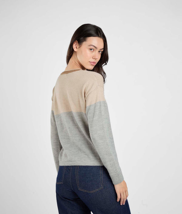 La Pasada Pullover -  Gris cálido