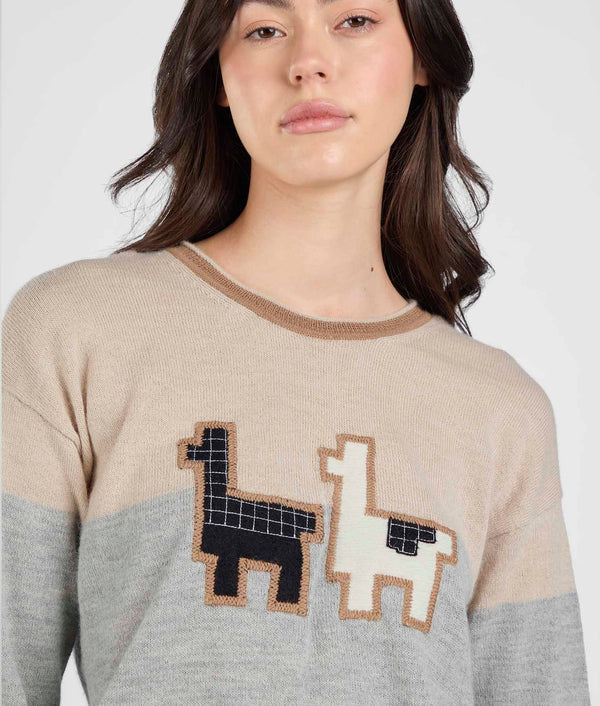 La Pasada Pullover -  Gris cálido