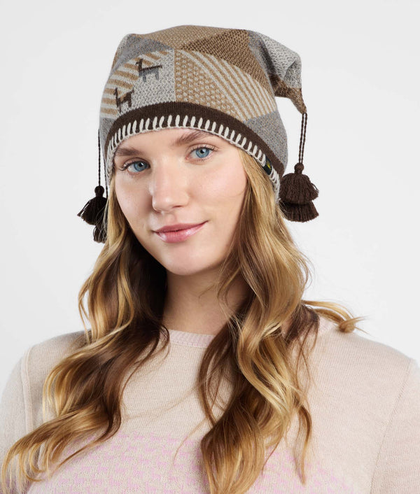 Gorro Geometrico Cuadrado Simple