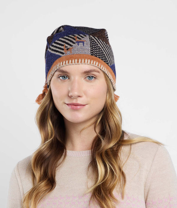 Gorro Geometrico Cuadrado Simple