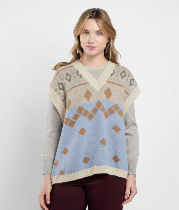 Capa Jacquard Geometrica