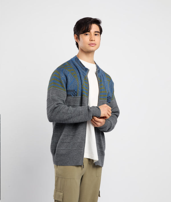 Cardigan Jacquard Active