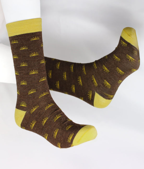 Medias Hombre Patapampa - Amarillo