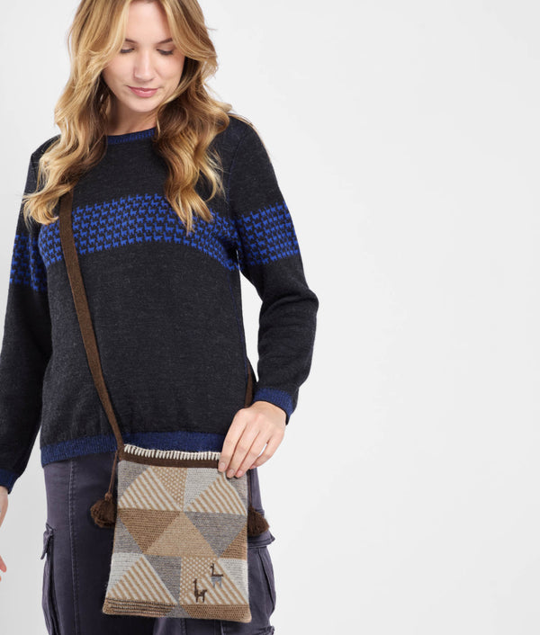 Cartera Geometrica Cuadrada