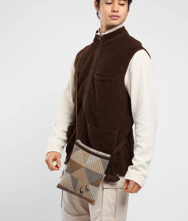 Cartera Geometrica Cuadrada