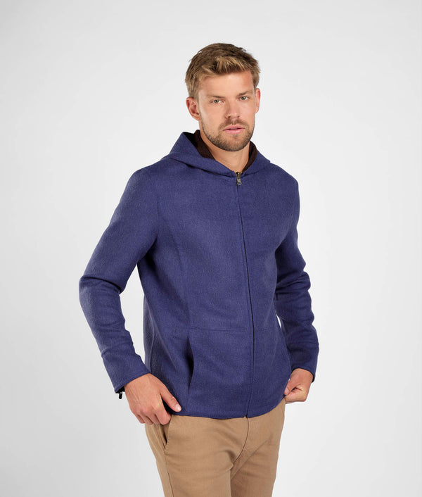 Chaqueta reversible  - Marrón chocolate