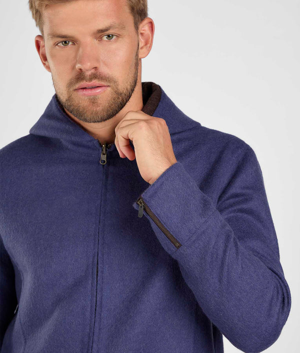 Chaqueta reversible  - Marrón chocolate