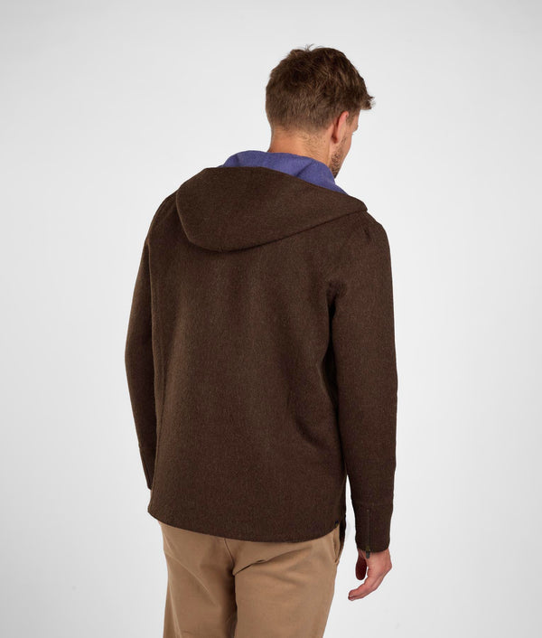 Chaqueta reversible  - Marrón chocolate