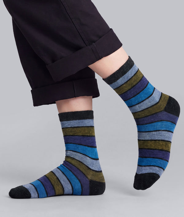 Medias de Rayas Multicolor para Mujer