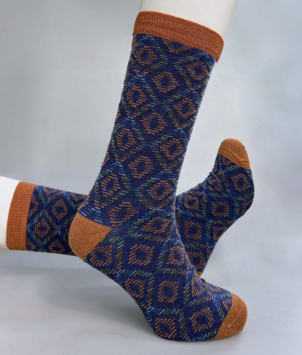 Medias Hombre Gems Jacquard - Azul
