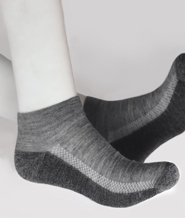 Medias Mujer Casuales Al Tobillo - Gris